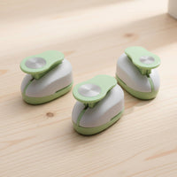 Circle Punch Set Easy to Use Round Shape Punch Colorful Design for Card Making
