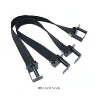 Multi Size Fit Gym Safety Belt Adjustable Barbell Support Strap Snap Hooks for Powerlifters, Weightlifters, Weight Room