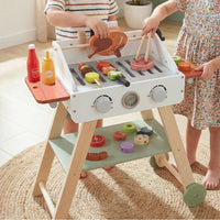 Wooden Barbecue Grill Toy Realistic Wooden Grill Toy