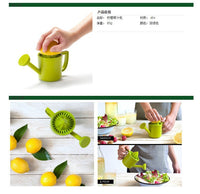 洒水壶柠檬手动榨汁机 洒水壶榨汁机 lemon juicer 彩盒包装