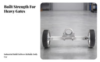 Low-Maintenance Gate Wheel with U-Bolt