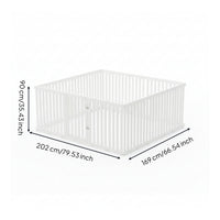 Indoor Pet Enclosure Easy to Pet Hygiene Enclosure with Door Washable Dog Playpen with Door for Puppy , Apartments
