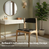 Upholstered Makeup Seat Premium Design Hornsupport Chair Comfortable paddinging Easy to Clean for Homeowners, Entryway