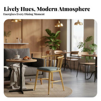 Upholstered Dining Booth Set Wrought Iron Frame Restaurant Seating Modern Design Comfortable Upholstery for Families, Homeowners