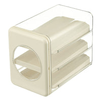 Egg Storage Box with Rolling Dispenser for Refrigerator Door