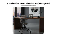 Wheeled Study Chair Adjustable Height Office Furniture Space-Saving for Students