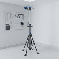 Adjustable Height Cycle Repair Stand Tripod Bike Repair Stand with Tool Tray Compact Steady for Workshop