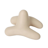 Silicone with Three Prongs Ergonomic Trigger Point Compact Trigger Point Massage Tool for Athletes, Home Gym, Office