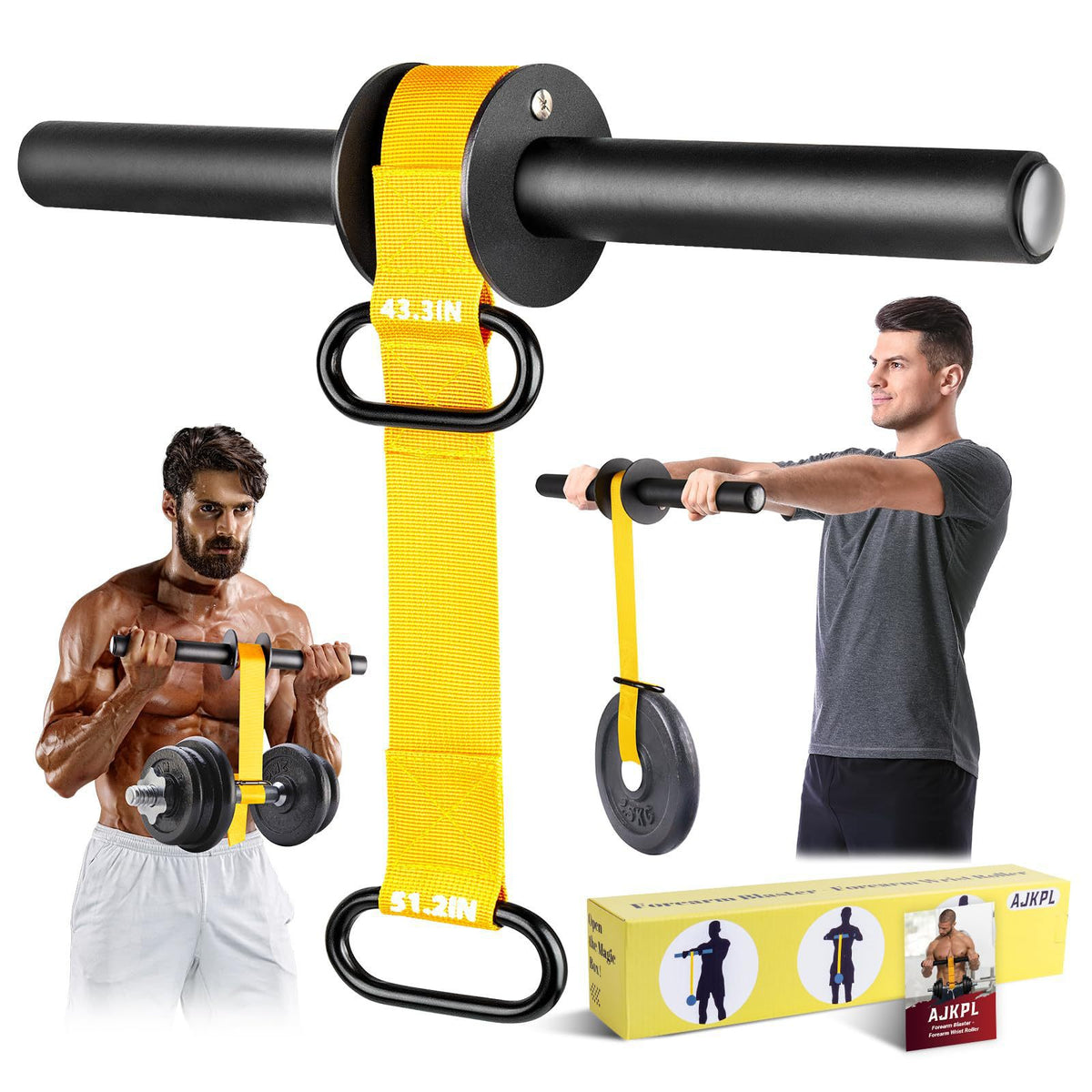 Forearm Trainer Home Gym Equipment Grip Strengthener Wrist Developer Arm Muscle Exerciser