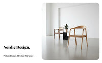 Upholstered Side Chair Modern Design Seating Furniture Minimalist Aesthetic Curved Backrest for Interior Designers