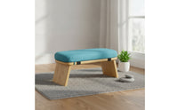 Meditation Bench with Travel Bag Wooden Meditation Bench Angled Furniture for Adults