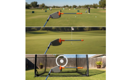 Directional Golf Swing Direction Indicator Exact Golf Club Alignment Aid Accurate Long-Lasting for Golfers, Beginners, Range Practice Sessions, Home Practice, Setup Work