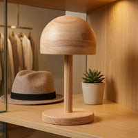 Hat Display Stand with Round Base Countertop Hat Display Stand Compact
