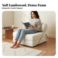Configurable Sofa Bed Space-Saving Folding Block Chair Multi-Functional Unrestricted Combination for Apartment Dwellers, Guests