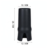 Geometric Ceramic Vase Set Artistic Modern Ceramic Planter Matte Finish