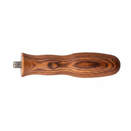 Coffee Machine Handle Replacement Espresso Wooden Portafilter Metal Structure Ergonomic Contoured Grip Universal Type Suitable for Brewing Home Cafe Workspace