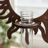 Sun Wall Planter Space-Saving Radiant Plant Shelf Natural Border for Living Room