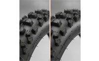 Bike Tire with Inner Tube Rough Terrain 80/100-10 Tire Thickened for Garage Repairs