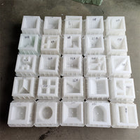 现货空心砖花砖塑料模具水泥混凝土预制砖隔断装饰砖模具