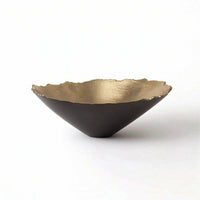Aluminum Pedestal Bowl Reflective Bowl with Pedestal Base Decorative