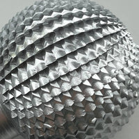 Wear-Resistant Spherical Carving Bit Polished Finish Ball Burr Easy to Clean for Woodworking