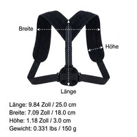 Back Support Belt Posture Corrector, Elastic Back Strap for Sports & Daily Use, Adjustable Back Straightener for Women & Men