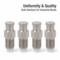 Stainless Steel Misting Nozzle, 1/4BSPT Female Thread Mist, 60 PSI Industrial Misting System Nozzle, - Image 3