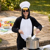 Elegant Penguin Cosplay Pajama Costume Flannel Jumpsuit