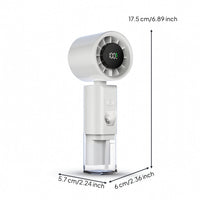 Usb Rechargeable Handheld Misting Fan Compact Handheld Fan with Mist Spray Cordless Battery Operated for Commuters