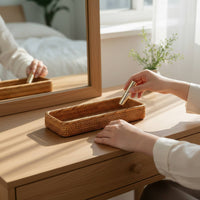 5 Pieces Cosmetic Storage Basket Easy to Organize for Vanity Area