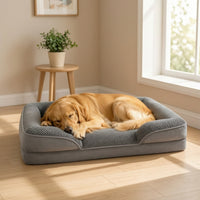 Pet Sofa Bed with Removable Cover Low-Rise Dog Bed with Washable Removable Cover Pet Sofa Easy Care Comfortable for Dogs