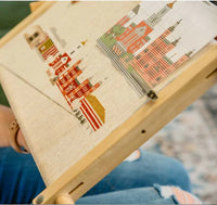 Sit-On Needlework Stand