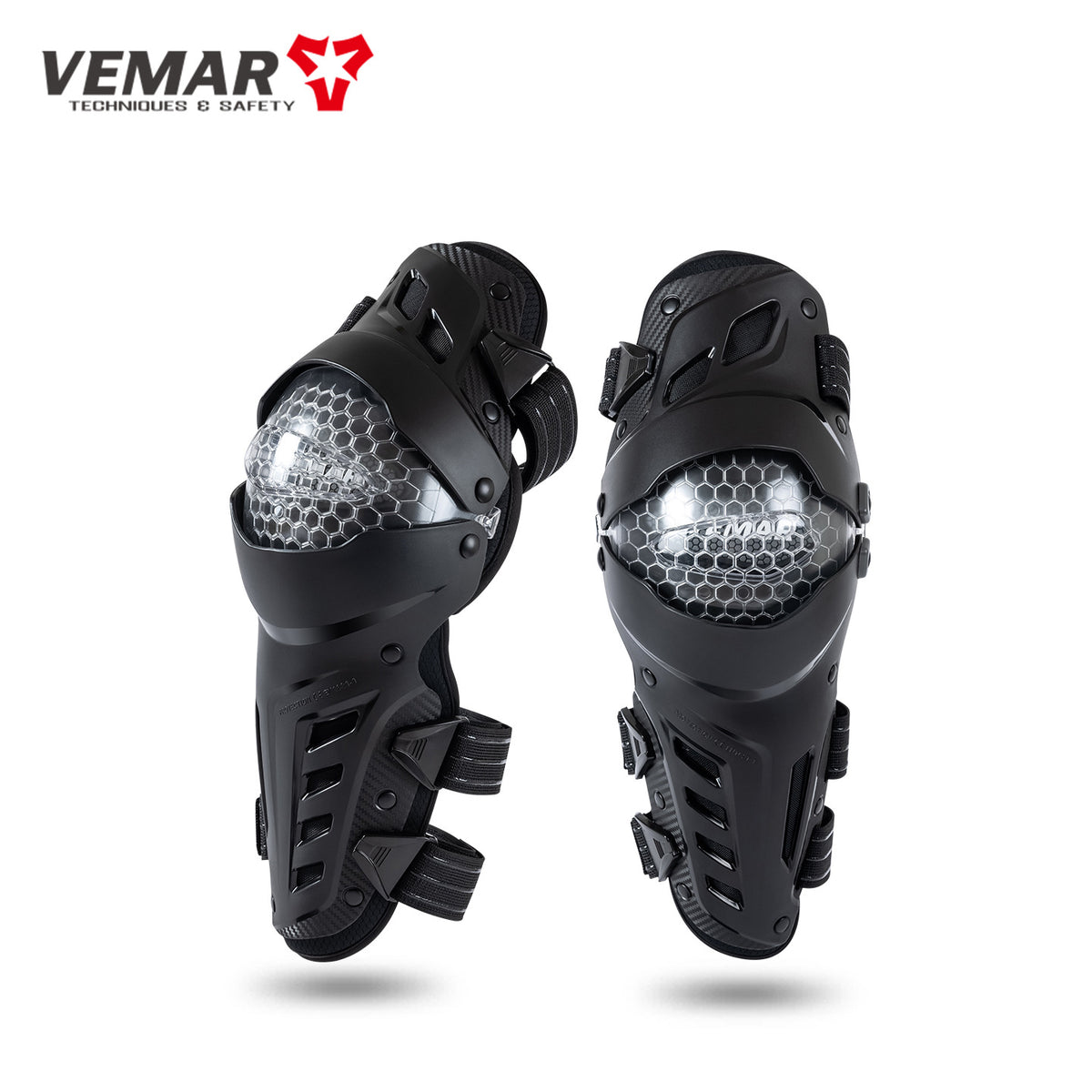 VEMAR E-36 Motorcycle Knee Pads for Riding Protection