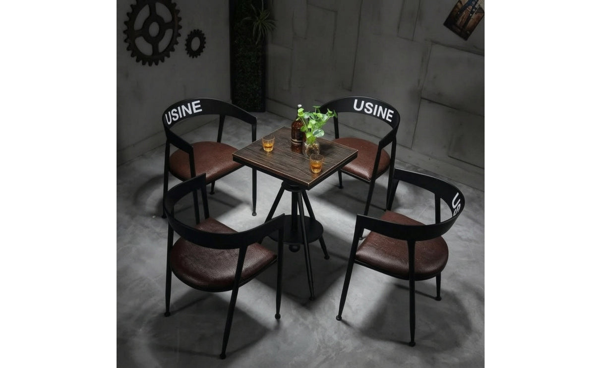 Sturdy Height Adjustable Table Stable Tripod Table with Shelf Long-Lasting Furniture Versatile for Bar