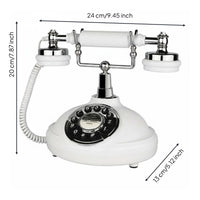 Antique Design Telephone Decorative Design Vintage Rotary Phone for Home Office