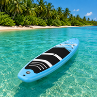 Inflatable Stand Up Paddle Board Portable Package 76cm Wide Stable for Beginners