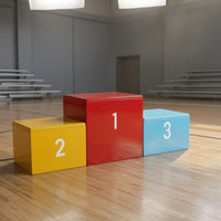 Three-Step Stage Stepped Athletic Stage Large for Sports Competition