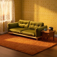 Miniature Sofa with Cushions Compact Miniature Couch Desktop Decoration