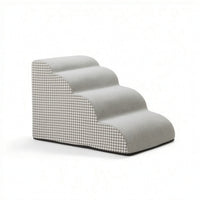 Pet Staircase with Removable Cover Stable Furniture Inclined for Small Dogs