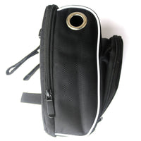 Bike Bag Convenient Bag with Cable Hole Structured Bike Pouch for Cyclists