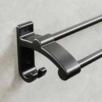Bathroom Towel Storage and Rail for Homeowners, Space Aluminum Wall Mounted Rack, Kitchen Durable