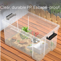 Large Turtle Habitat with Lid and Water Purifier