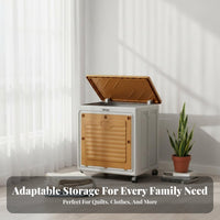 Foldable Wheeled Container Foldable Design Storage Box two-manner entry for Adults