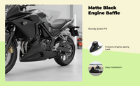 Carbon fiber engine guard, lightweight