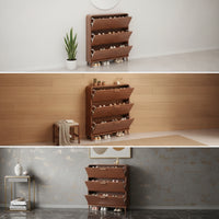 Narrow Footwear Organizer Ultra Footwear Organizer Space-Saving Furniture for Entryway, Hallway, Corridor