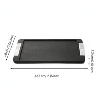 Tray with Handles Low-Height Organizer Tray Decorative for Vanity