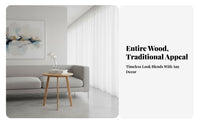 Three-Legged circular table Multi-Purpose Accent Tables Wood Grain Texture