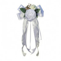 Car Flower Decoration with Ribbon Artificial Decorations Versatile for Brides