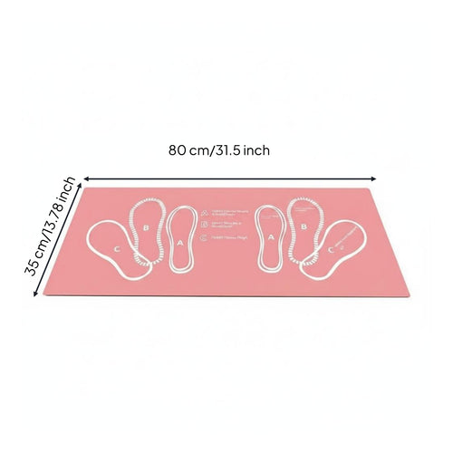 Squat Stance Mat Slim Design Squat Training Mat Diatom Mud Surface