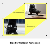 Black adult speed skates for training